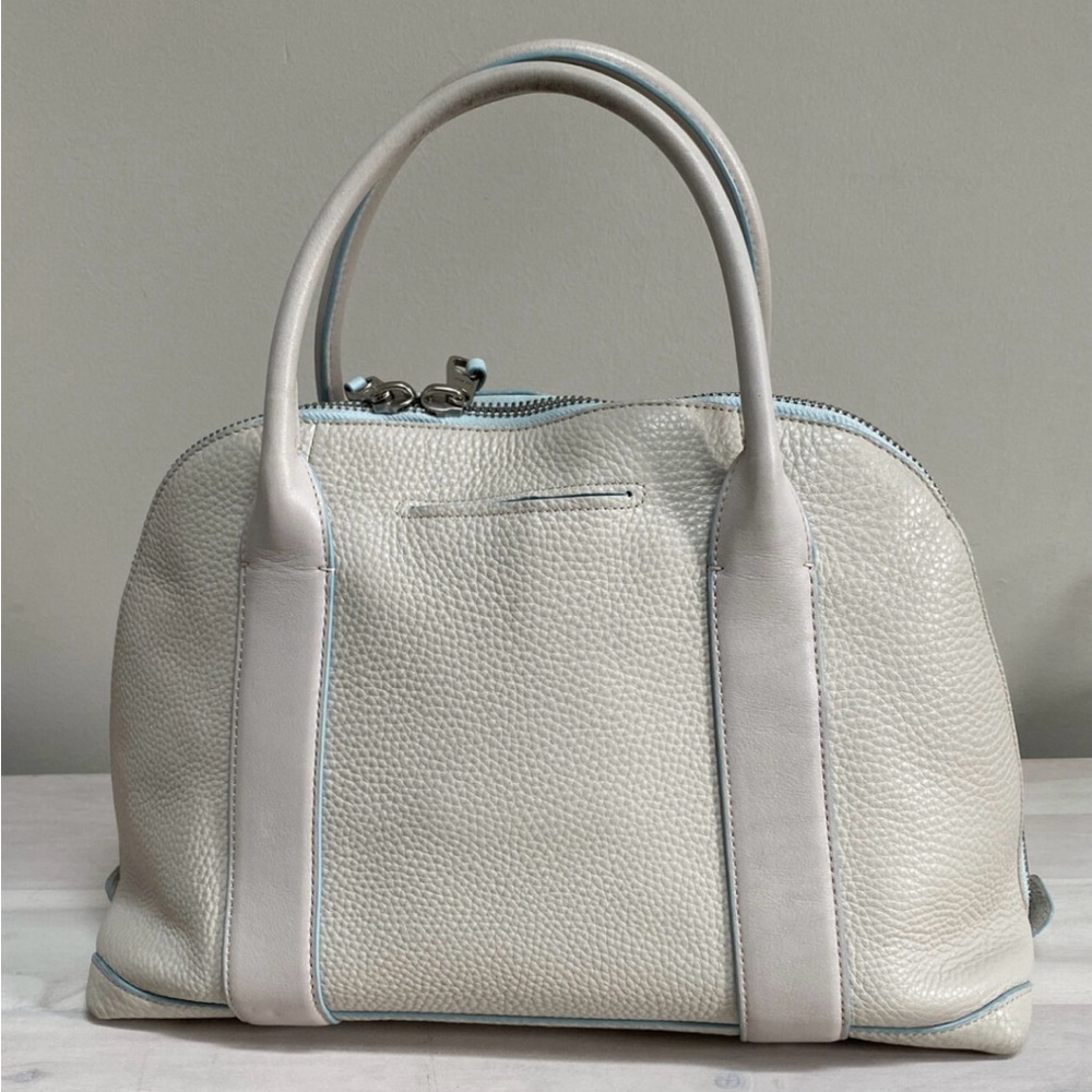 Coach Bleeker Preston Edgepaint Cream/Blue Shoulder/Crossbody Bag - Picture 3 of 11